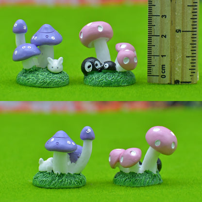 Gift To Love | Miniature Model Mushroom Plant | Pcs : 2 Pcs | Code : C0034-B