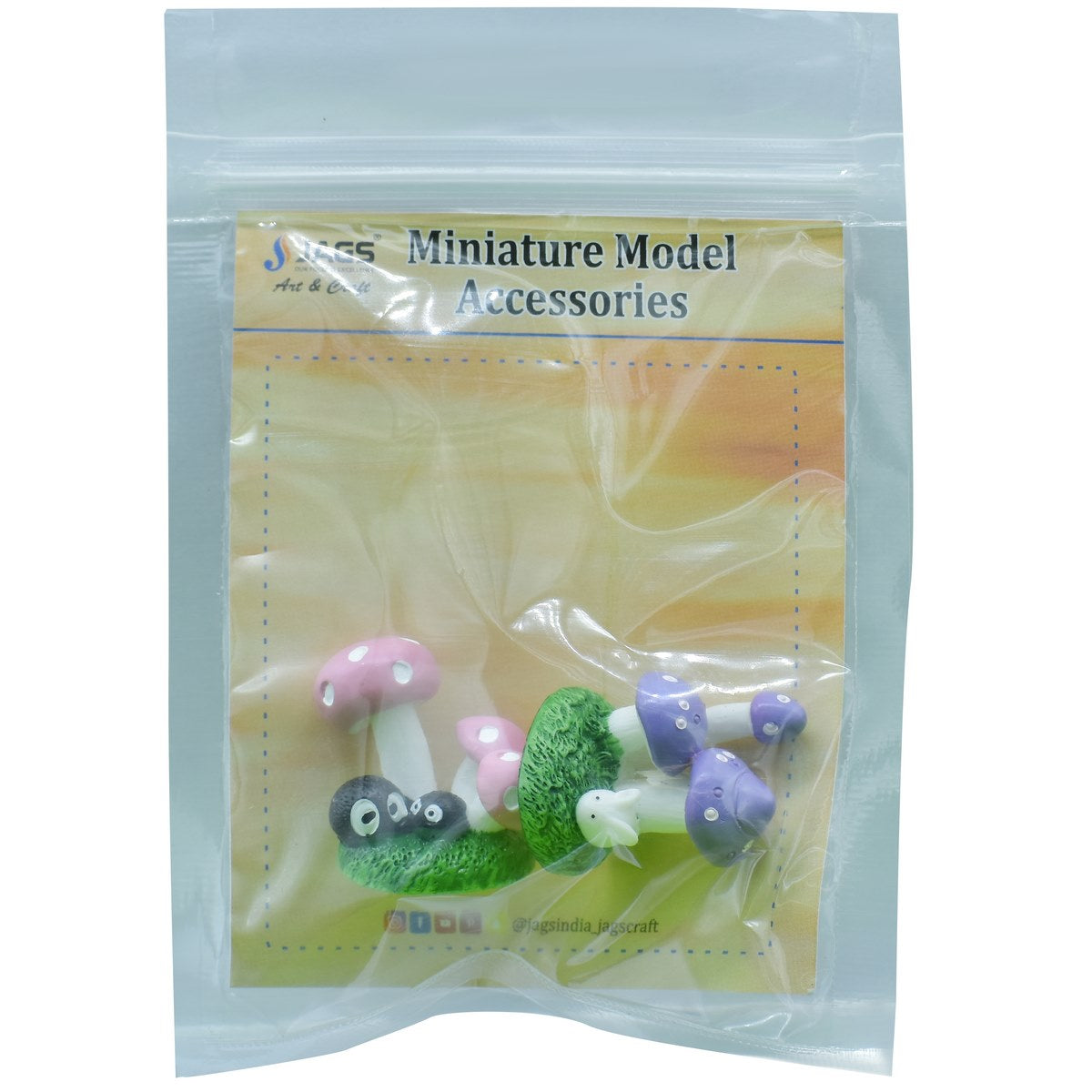 Gift To Love | Miniature Model Mushroom Plant | Pcs : 2 Pcs | Code : C0034-B