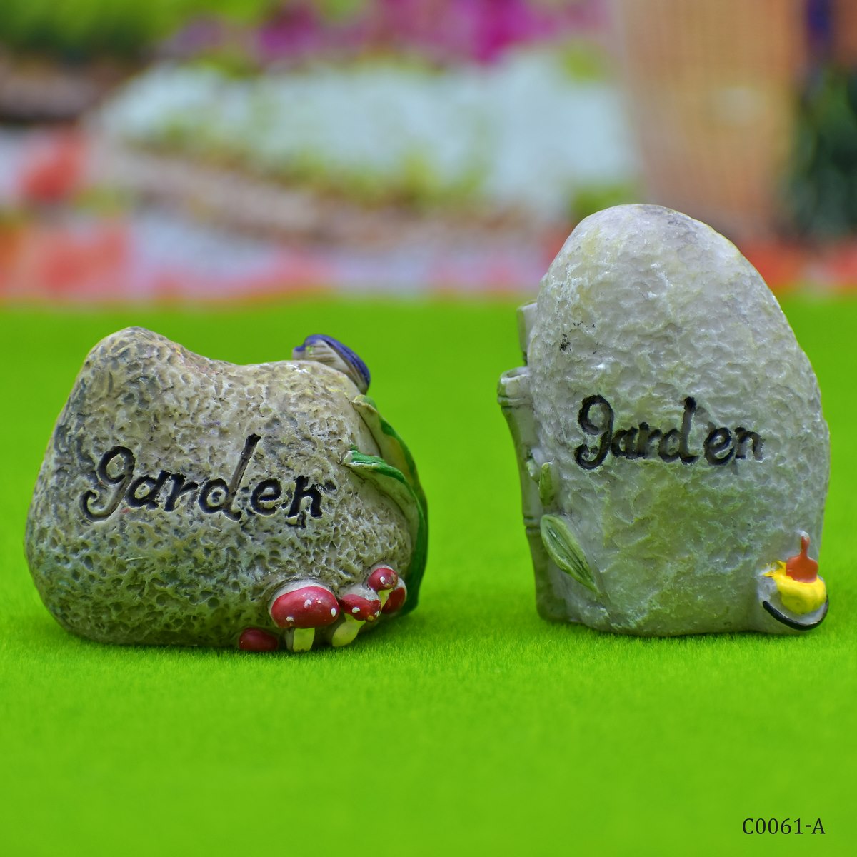 Gift To Love | Miniature Model Stone | Color : Mix Colour | Pcs : 2 Pcs | Code : C0061-A