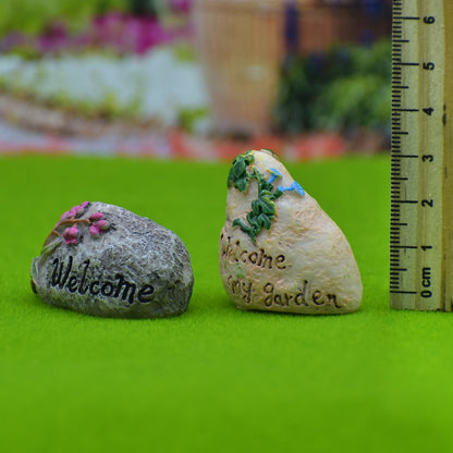 Gift To Love | Miniature Model Stone | Color : Mix Colour | Pcs : 2 Pcs | Code : C0061-B