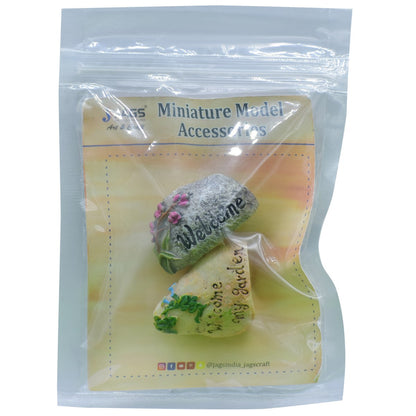 Gift To Love | Miniature Model Stone | Color : Mix Colour | Pcs : 2 Pcs | Code : C0061-B