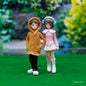 Gift To Love | Miniature Model Couple Set | Color : Orange & Pink | Code : C0163-3-4