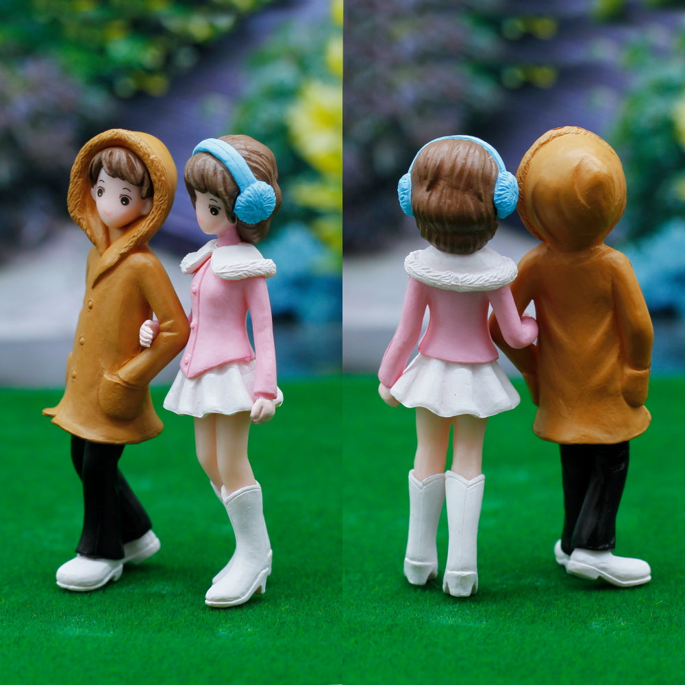 Gift To Love | Miniature Model Couple Set | Color : Orange & Pink | Code : C0163-3-4