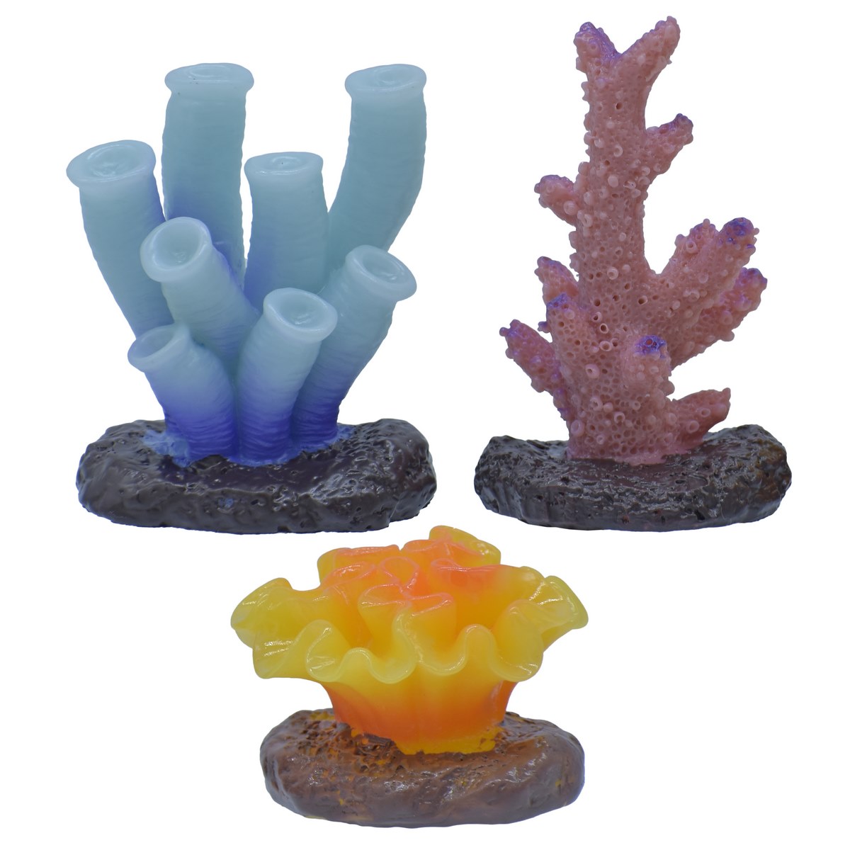 Gift To Love | Miniature Coral Sea Fish Plant | Pcs : 3 Pcs Set | Code : C0168-C
