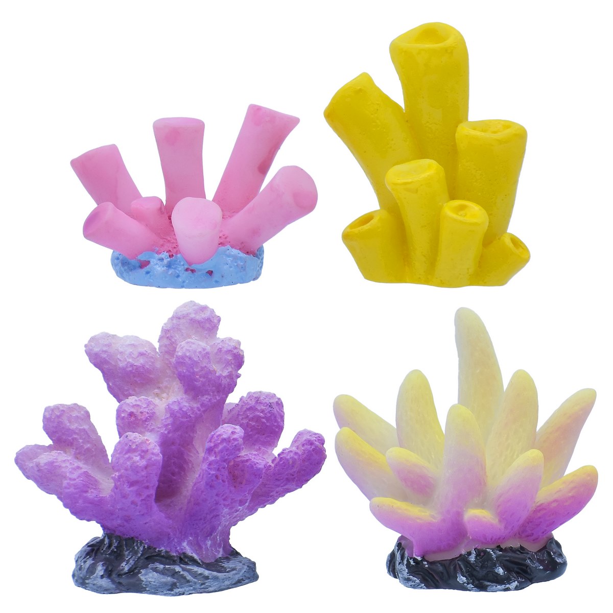 Gift To Love | Miniature Coral Sea Fish Plant | Pcs : 4 Pcs Set | Code : C0168-E