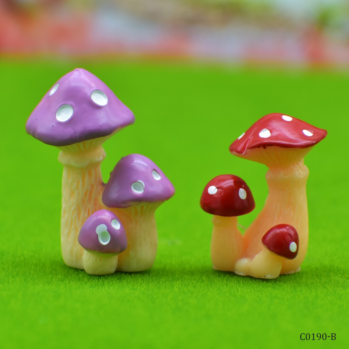 Gift To Love | Miniature Model Mushroom Plant | Pcs : 2 Pcs | Code : C0190-B