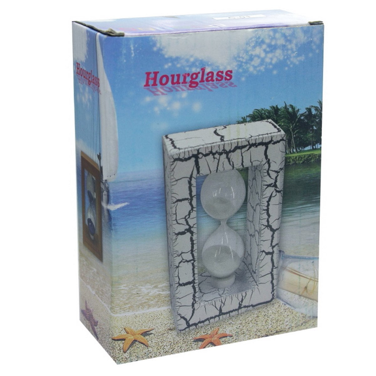 Gift To Love | Sand Timer Wooden | Size : 5.75 X 4 Inch | Pcs : Big | Code : C01