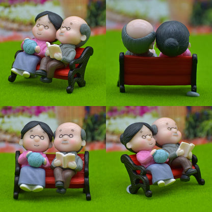 Gift To Love | Miniature Model Couple With Chair Set | Code : C0211-A