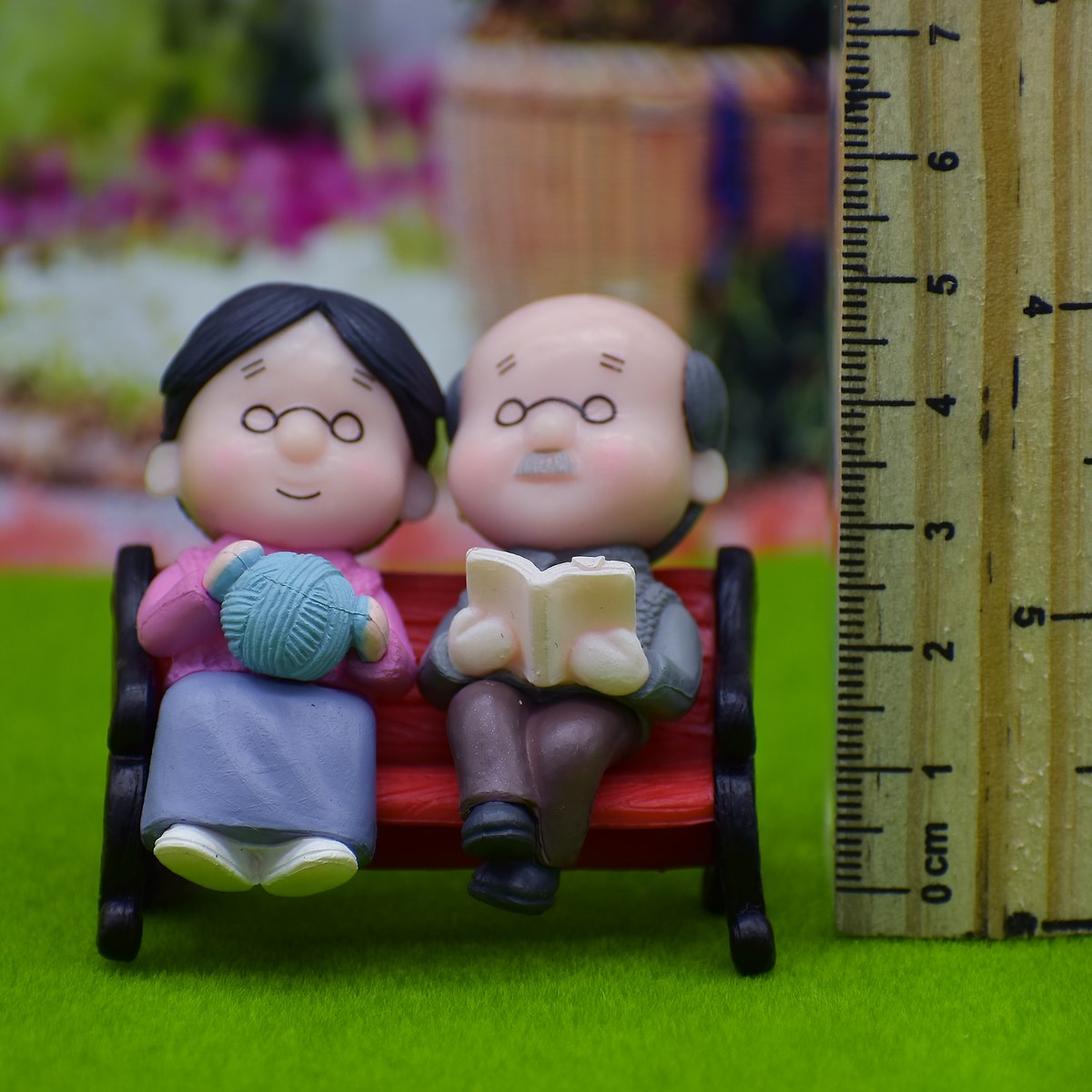 Gift To Love | Miniature Model Couple With Chair Set | Code : C0211-A