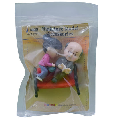 Gift To Love | Miniature Model Couple With Chair Set | Code : C0211-A