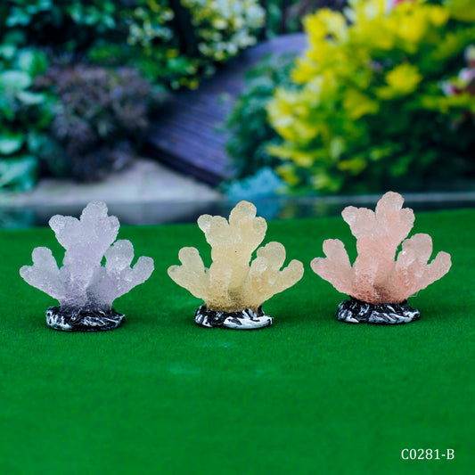 Gift To Love | Miniature Model Luminous Coral Ornaments | Pcs : 3 Pcs | Code : C0281-B