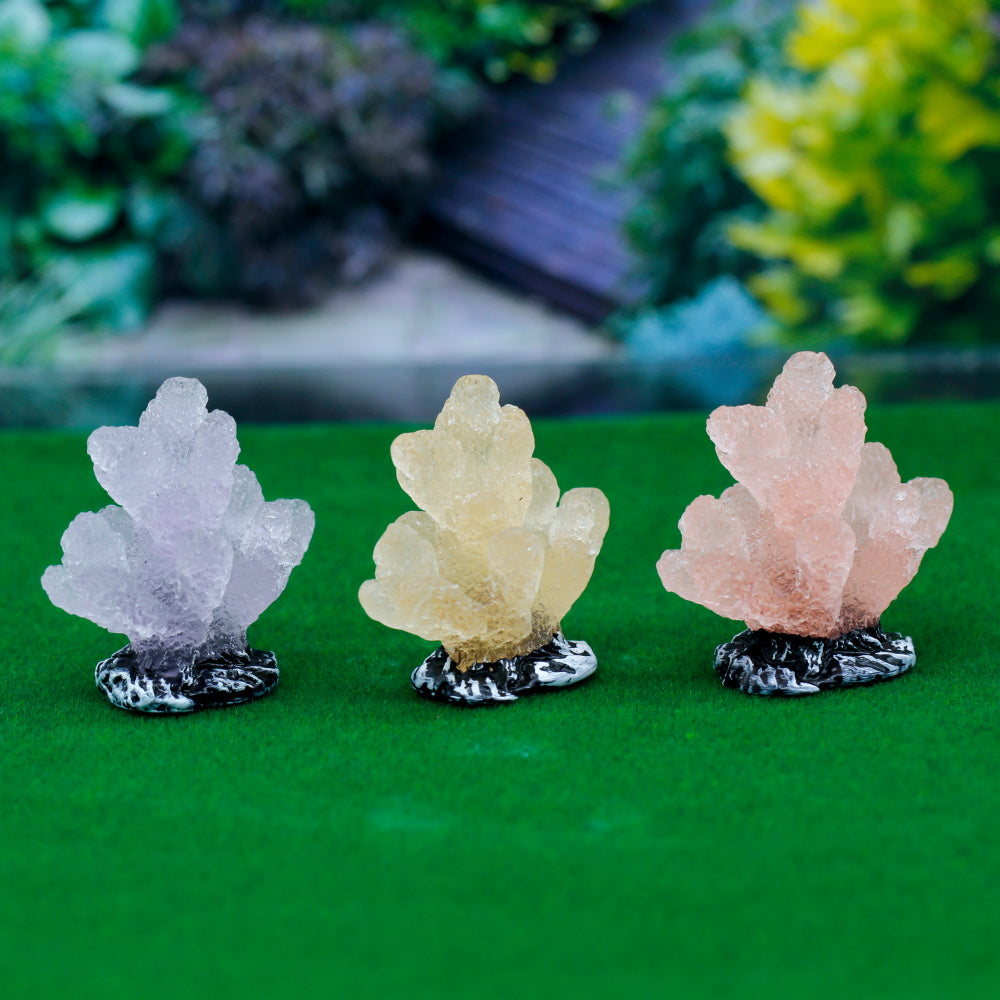 Gift To Love | Miniature Model Luminous Coral Ornaments | Pcs : 3 Pcs | Code : C0281-B