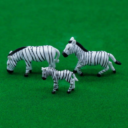 Gift To Love | Miniature Model Zebra | Pcs : 6 Pcs Set | Code : C0666-7