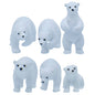 Gift To Love | Miniature Polar Bear | Color : White | Pcs : 6 Pcs | Code : C0696-A