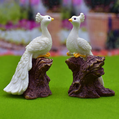 Gift To Love | Miniature Model Peacock With Tree | Code : C0697-A