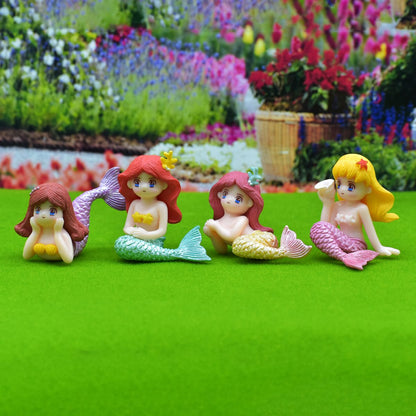 Gift To Love | Miniature Model Mermaid | Pcs : 4 Pcs | Code : C0759-A