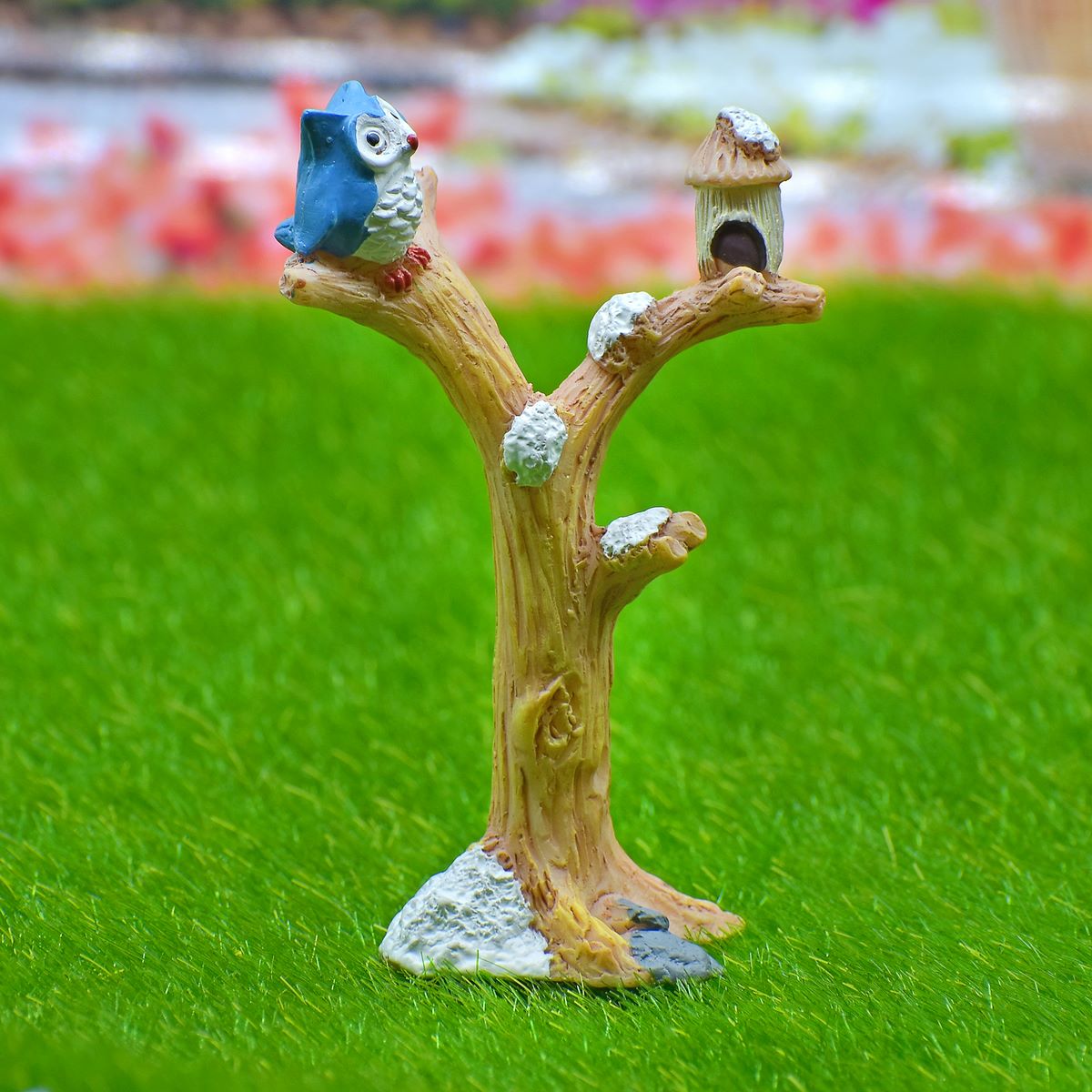 Gift To Love | Miniature Model Owl With Tree | Code : C0796-1