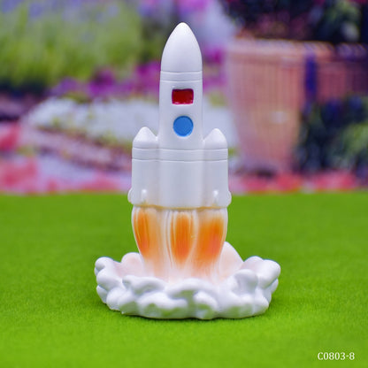 Gift To Love | Miniature Model Space Rocket | Color : White | Code : C0803-8