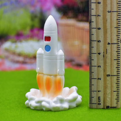 Gift To Love | Miniature Model Space Rocket | Color : White | Code : C0803-8