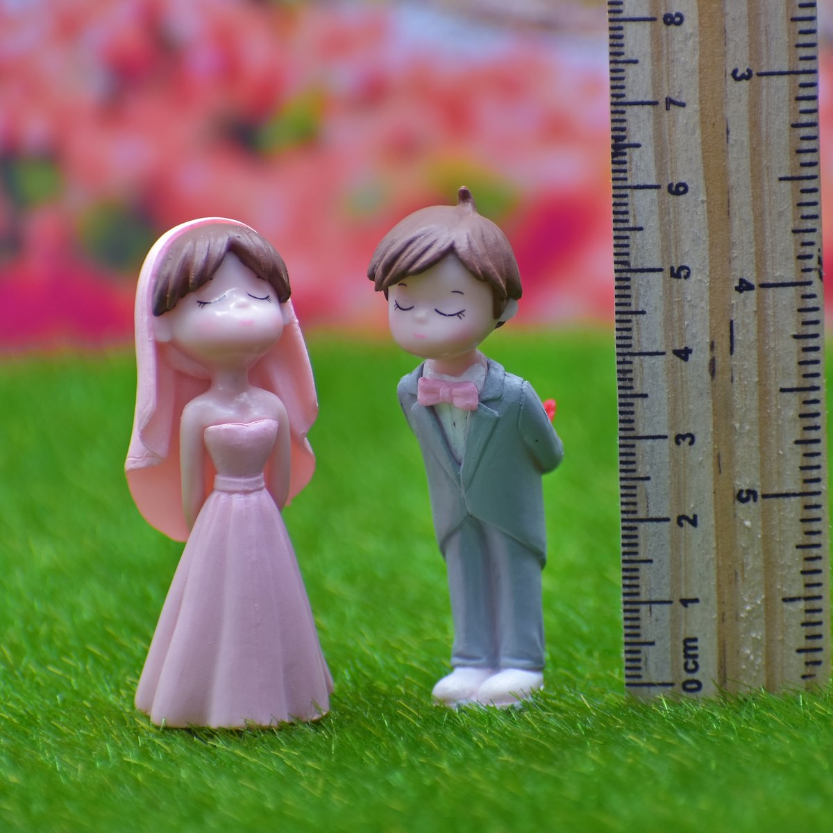 Gift To Love | Miniature Model Couple Purpose Set | Pcs : 2 Pcs | Code : C0869-A