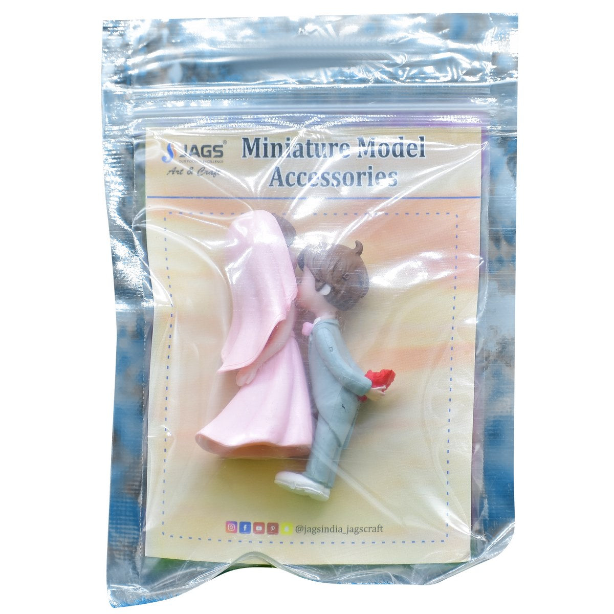 Gift To Love | Miniature Model Couple Purpose Set | Pcs : 2 Pcs | Code : C0869-A