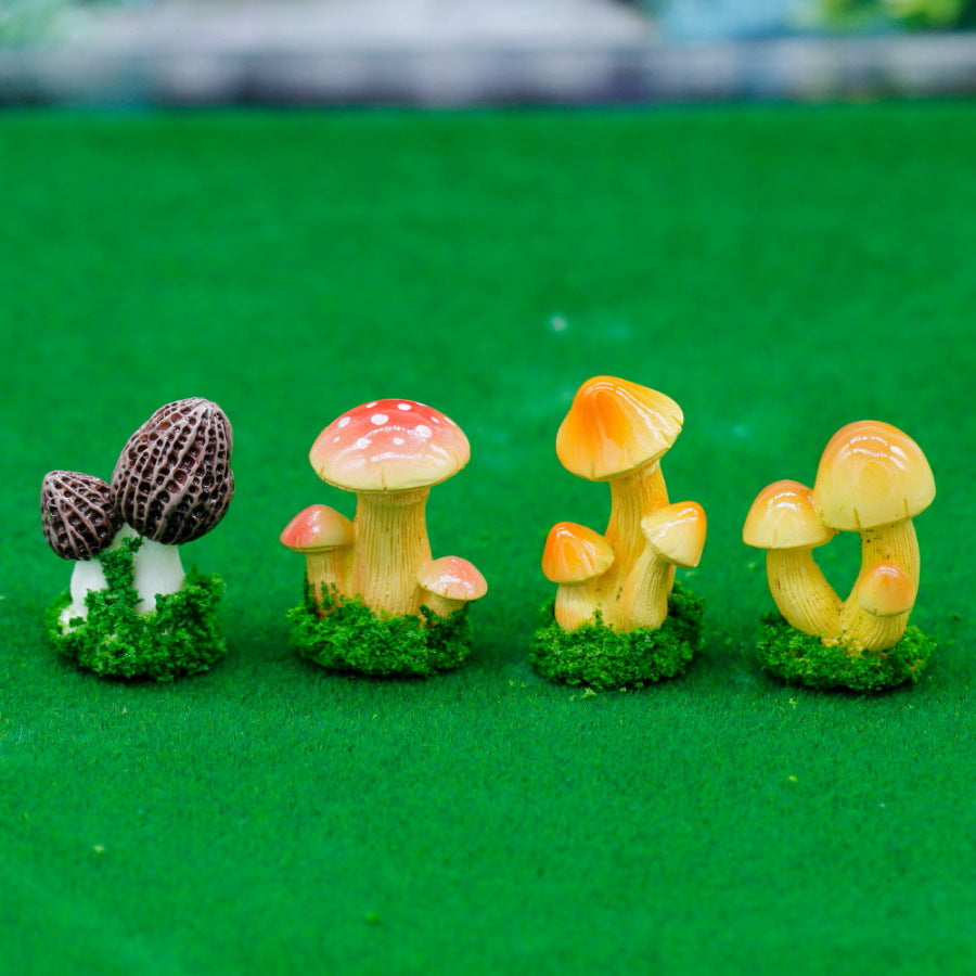 Gift To Love | Miniature Model Mushroom | Pcs : 4 Pcs | Code : C1299-1-4