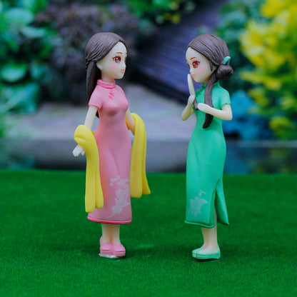 Gift To Love | Miniature Model Girls | Color : Mix | Pcs : 2 Pcs | Code : C1301-1-2
