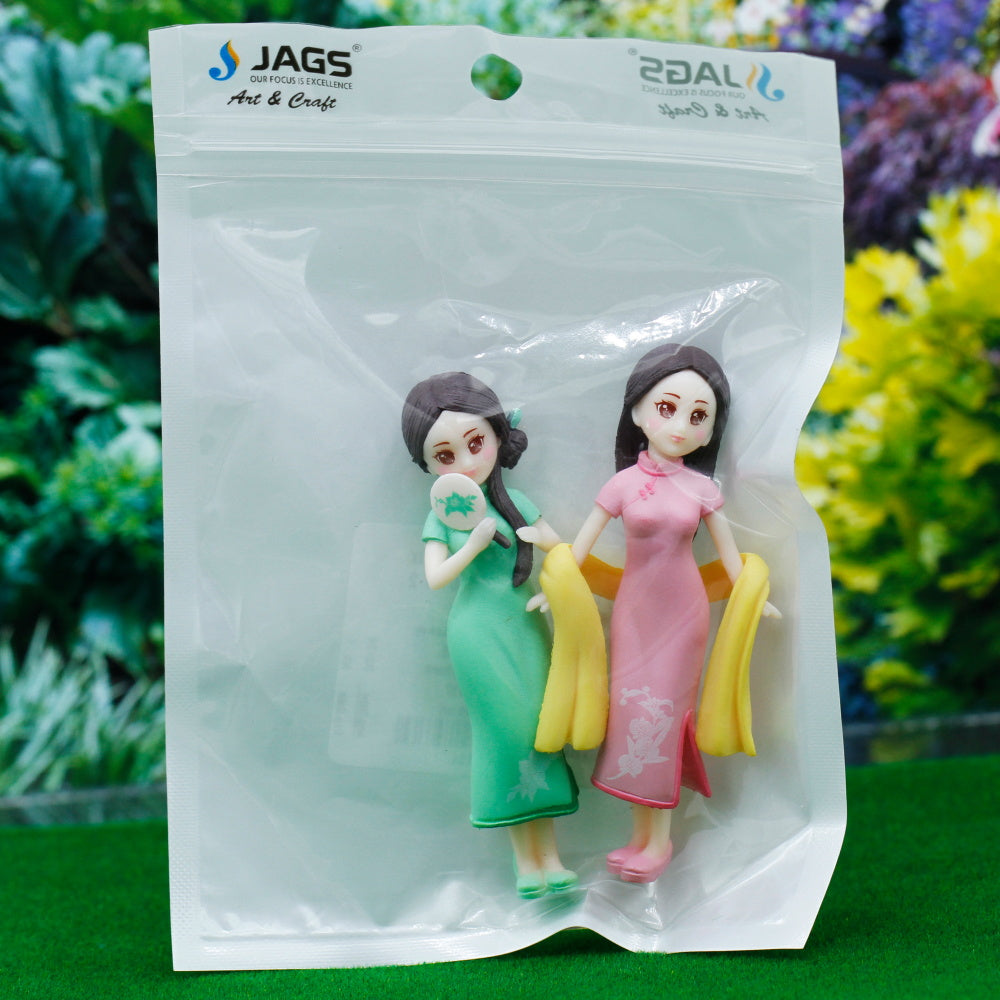 Gift To Love | Miniature Model Girls | Color : Mix | Pcs : 2 Pcs | Code : C1301-1-2