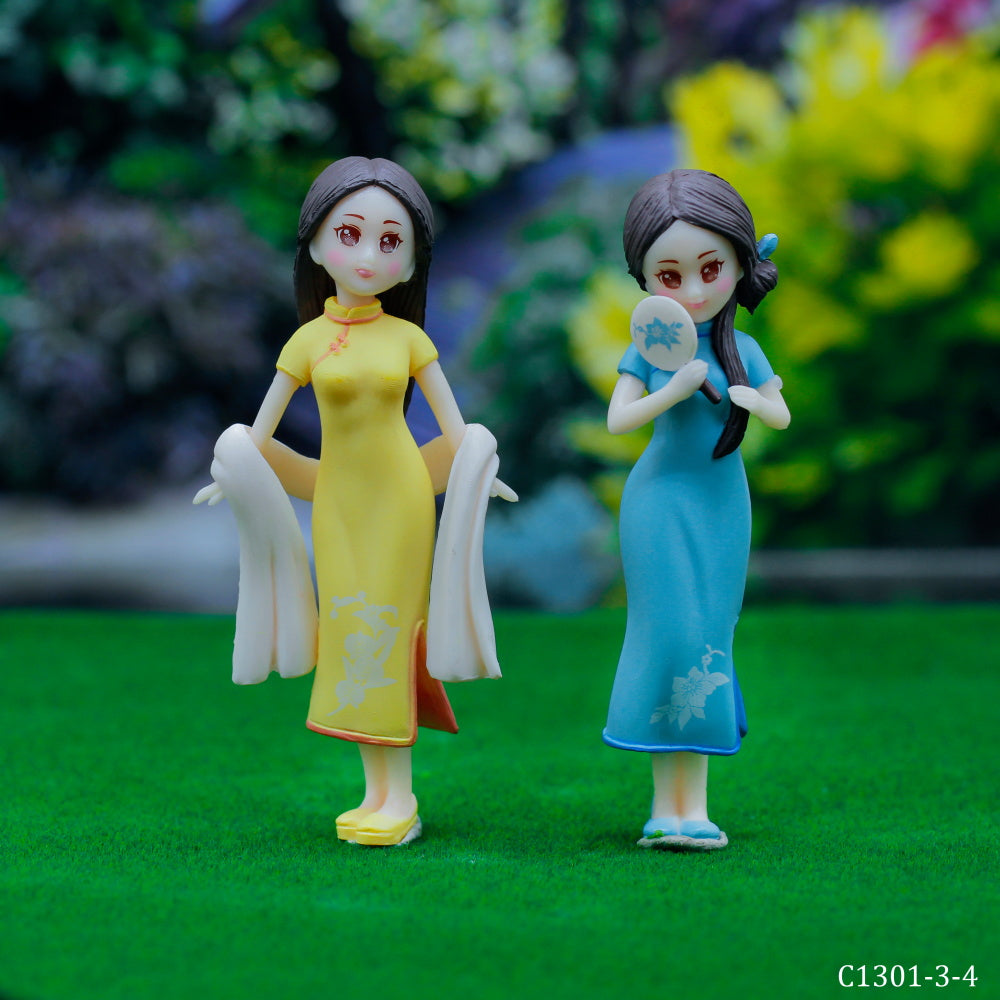 Gift To Love | Miniature Model Girls | Color : Mix | Pcs : 2 Pcs | Code : C1301-3-4