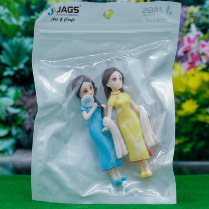 Gift To Love | Miniature Model Girls | Color : Mix | Pcs : 2 Pcs | Code : C1301-3-4