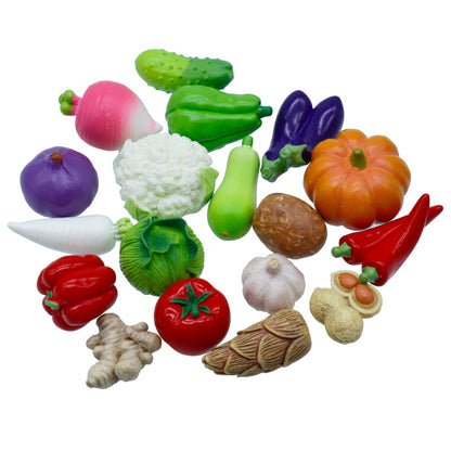 Gift To Love | Miniature Model Vegetable | Color : Mix Colour | Pcs : 18 Pcs | Code : C1306-5-B