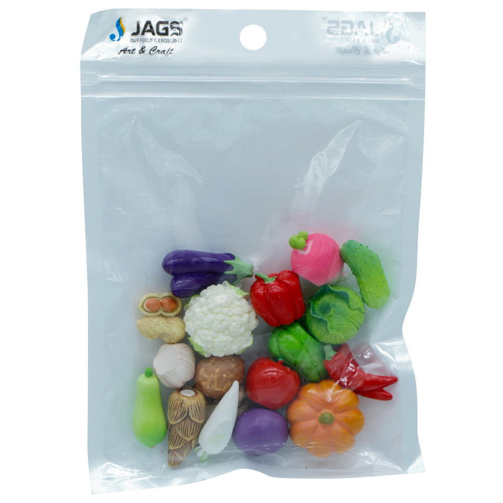 Gift To Love | Miniature Model Vegetable | Color : Mix Colour | Pcs : 18 Pcs | Code : C1306-5-B