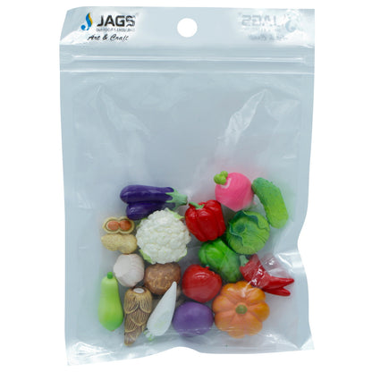 Gift To Love | Miniature Model Vegetable | Color : Mix Colour | Pcs : 18 Pcs | Code : C1306-5-B