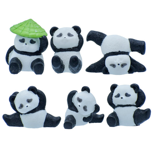 Gift To Love | Miniature Panda | Pcs : 6 Pcs Set | Code : C1907-A