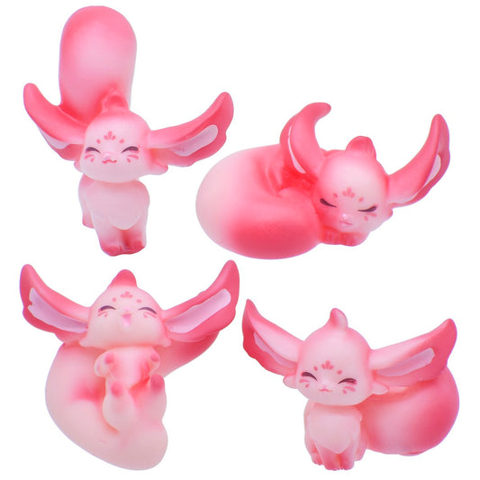 Gift To Love | Little Divine Fox | Color : Pink | Pcs : 4 Pcs Set | Code : C2033-A