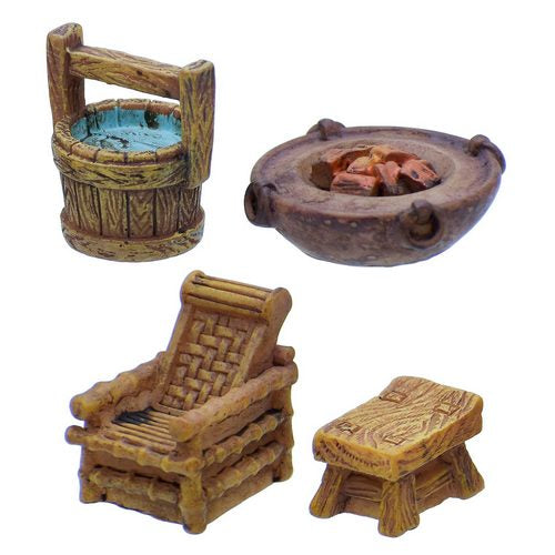 Gift To Love | Miniature Model Vintage Home Accessories 4 Pcs | Code : C2558-A