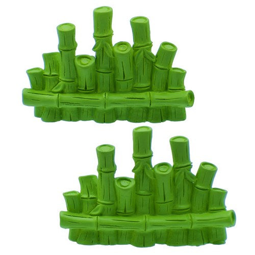 Gift To Love | Miniature Model Green Bamboo Cluster 2 Pcs | Code : C2577-2