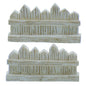 Gift To Love | Miniature Model Fence White 2 Pcs Set | Code : C2623-2