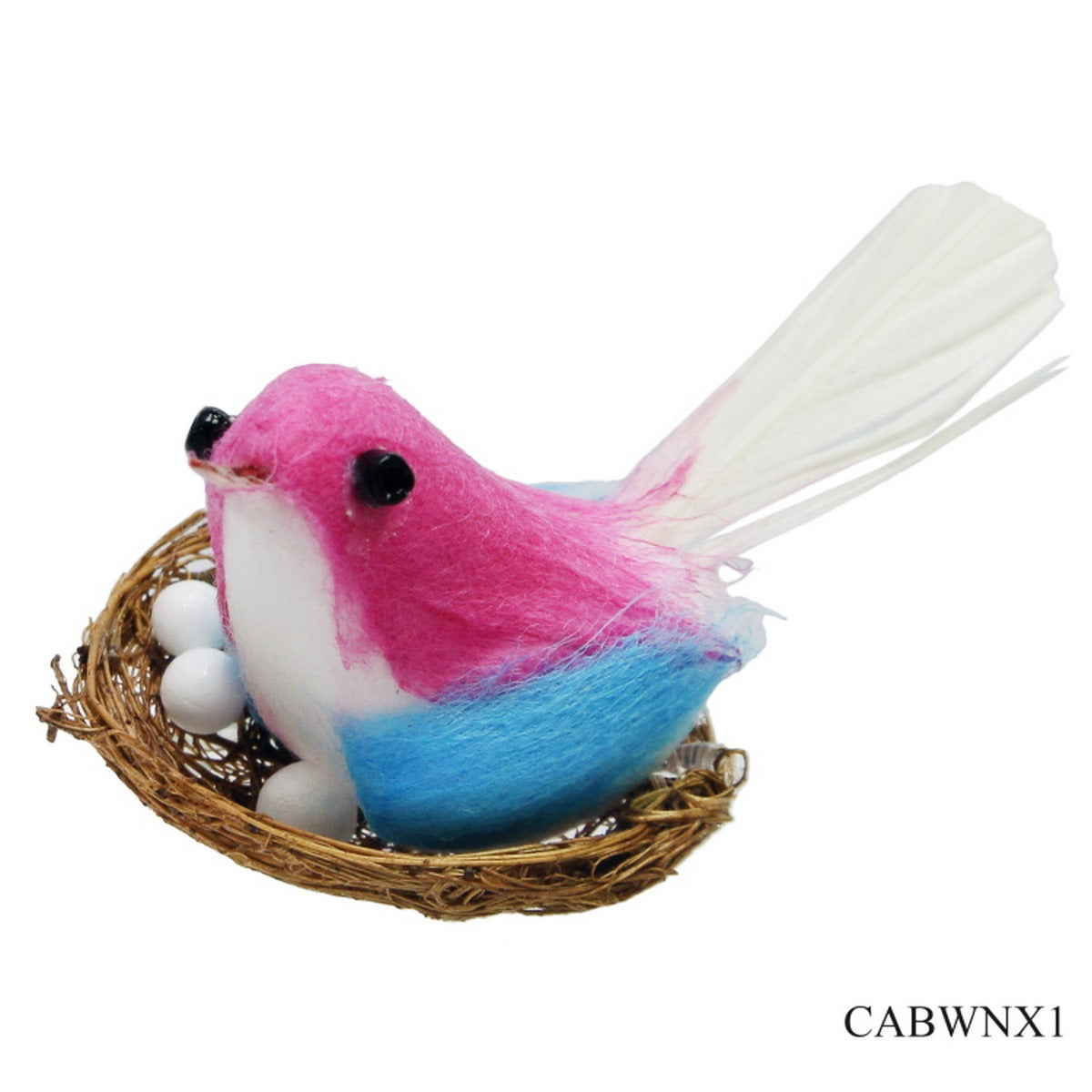Gift To Love | Craft Artificial Bird With Nest | Size : Small | Code : CABWNX1