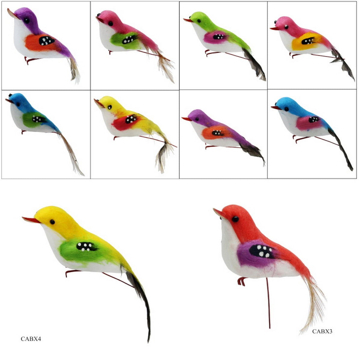 Gift To Love | Craft Artificial Bird | Size : Medium | Code : CABX4