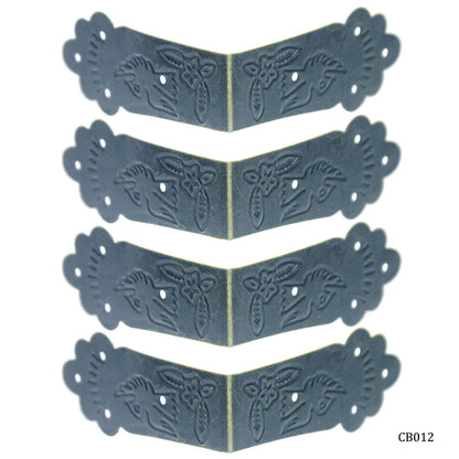Gift To Love | Craft Fitting Corner Side Metal | Pcs : 4 Pcs | Code : CB012
