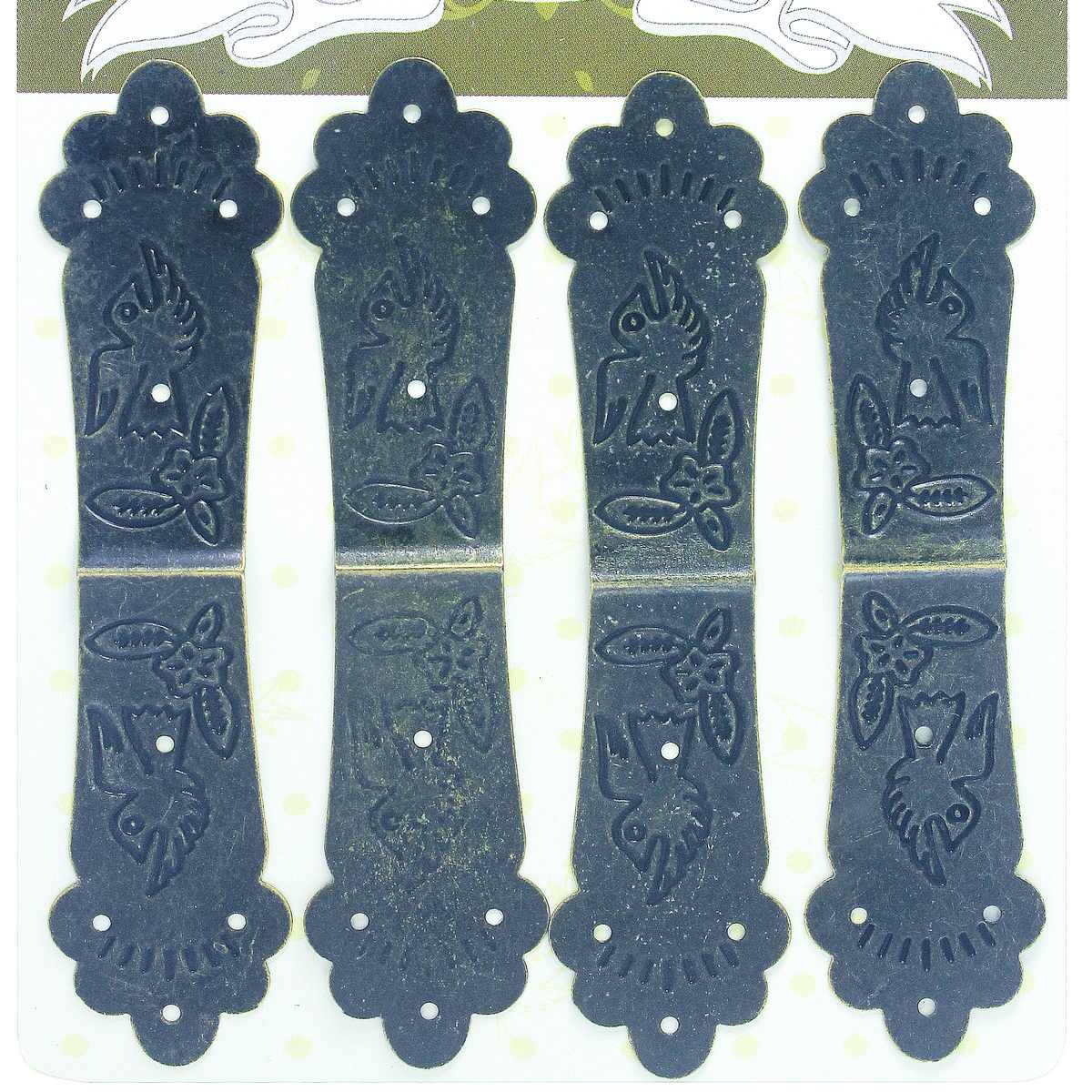 Gift To Love | Craft Fitting Corner Side Metal | Pcs : 4 Pcs | Code : CB012