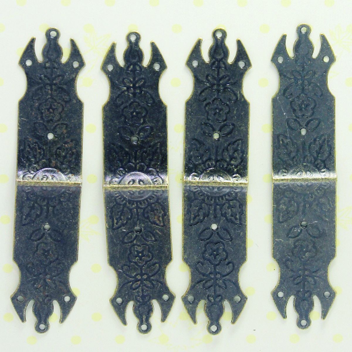 Gift To Love | Craft Fitting Corner Side Metal | Pcs : 4 Pcs | Code : CB016