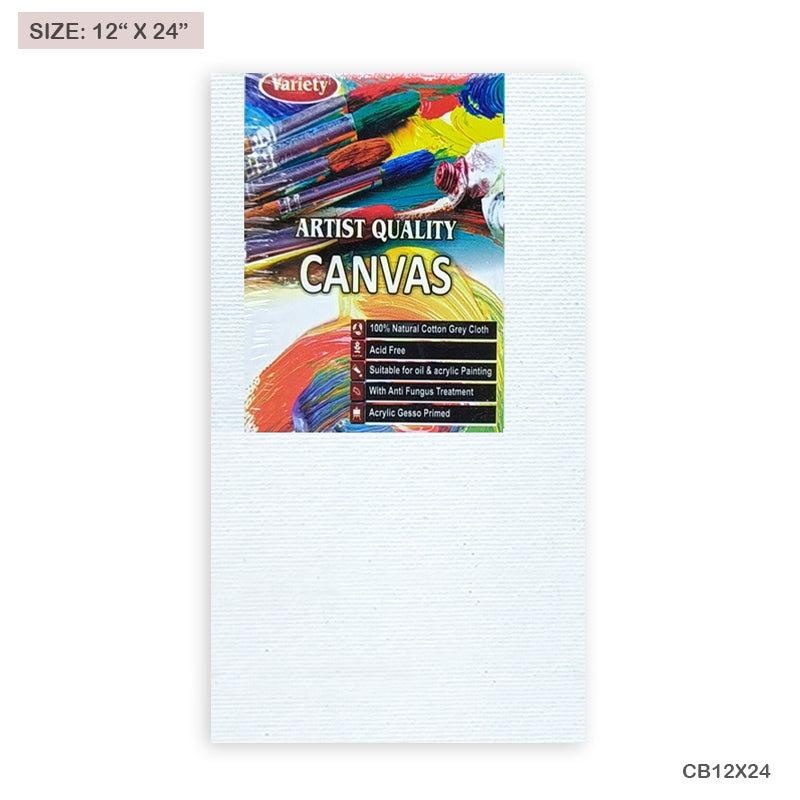 Canvas Board 12 Inchx24 Inch (Cb12X24)-Gift To Love-Art & Craft