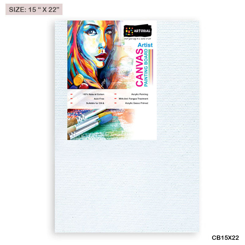 Canvas Board 15 Inchx22 Inch (Cb15X22)-Gift To Love-Art & Craft