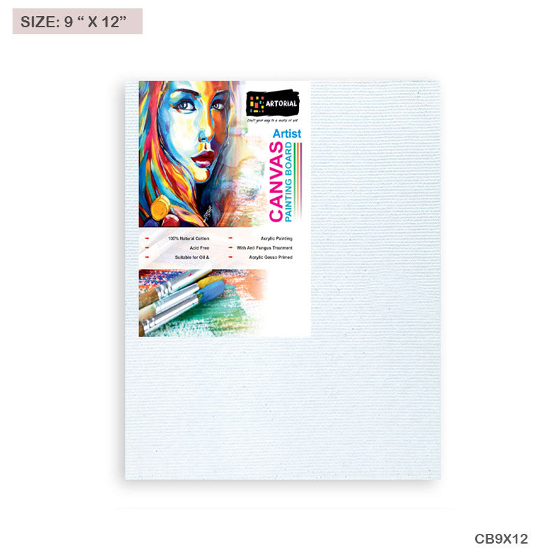 Canvas Board 9 Inchx12 Inch (Cb9X12)-Gift To Love-Art & Craft