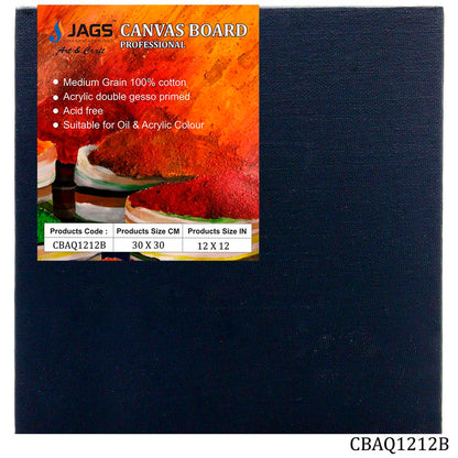 Gift To Love | Canvas Board Artist Quality | Color : Black | Size : 12 X 12 Inch | Code : CBAQ1212B