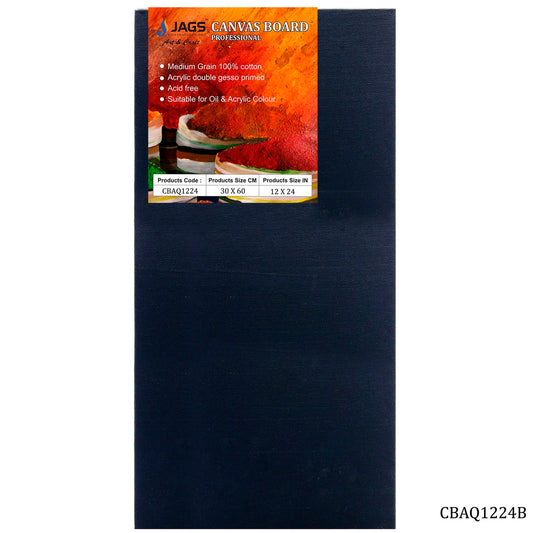 Gift To Love | Canvas Board Artist Quality | Color : Black | Size : 12 X 24 Inch | Code : CBAQ1224B