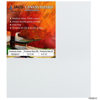Gift To Love | Canvas Board Artist Quality | Color : White | Size : 6 X 12 Inch | Code : CBAQ612