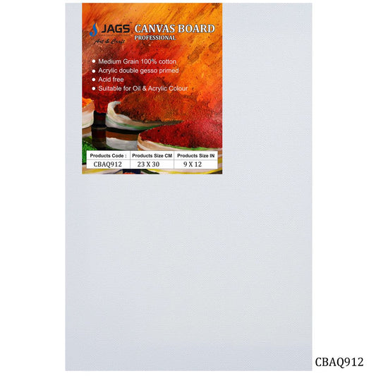 Gift To Love | Canvas Board Artist Quality | Color : White | Size : 9 X 12 Inch | Code : CBAQ912